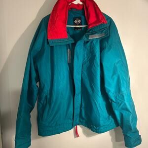 Columbia sportswear blue and red